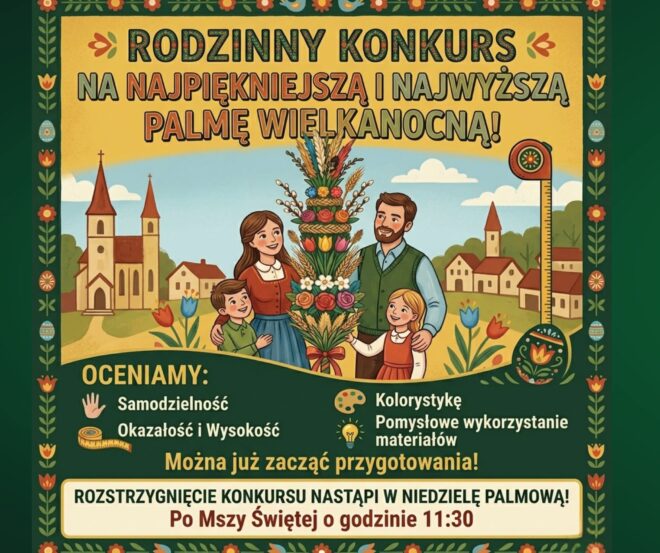 Konkurs na najpiękniejszą palmę wielkanocną